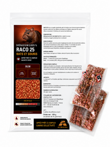 RACO 25 - Blé floconné Difénacoum 25 ppm