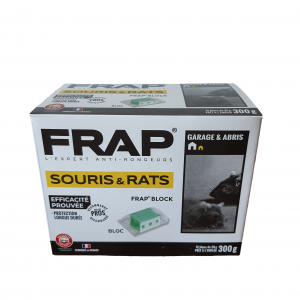 BLOCS RATICIDE - SOURICIDE PROFESSIONNELS (300g) - FRAP BLOC